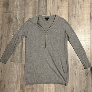 Trouve Long Zipper Sweater